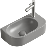 Mexen Viera umyvadlo na desku levé 40 x 21 cm, světle šedé matné - 21274061L