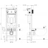 Mexen Fenix W podomítkový instalační modul pro WC - 60105