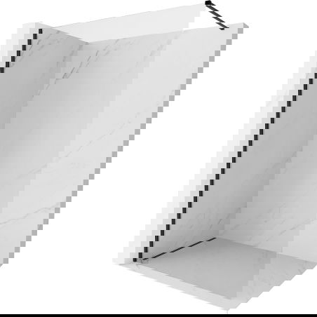 Mexen Kioto-X sprchová stěna Walk-in 160 x 200 cm, transparentní 10 mm, černá - 800-160-101-70-00-X