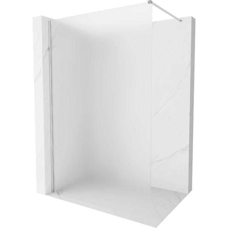 Mexen Kioto-X sprchová stěna Walk-in 60 x 200 cm, matové sklo 10 mm, chrom - 800-060-101-01-30-X
