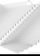 Mexen Kioto-X sprchová stěna Walk-in 80 x 200 cm, matné 10 mm, kartáčovaný nikl - 800-080-101-97-30-X