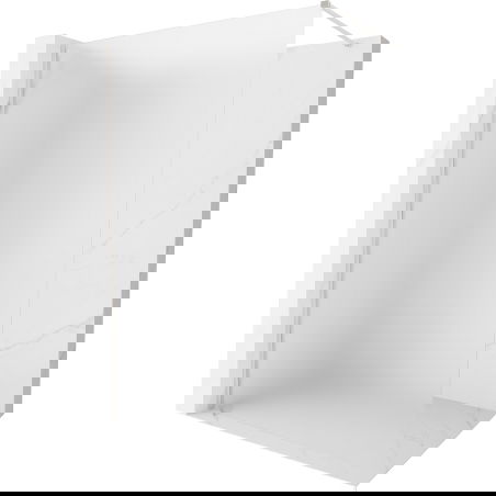 Mexen Kioto-X sprchová stěna Walk-in 160 x 200 cm, matné sklo 10 mm, kartáčovaný nikl - 800-160-101-97-30-X