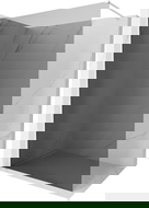 Mexen Kioto-X sprchová stěna Walk-in 140 x 200 cm, grafit 10 mm, bílá - 800-140-101-20-40-X