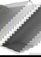 Mexen Kioto-X sprchová stěna Walk-in 60 x 200 cm, grafit 10 mm, zlatá - 800-060-101-50-40-X