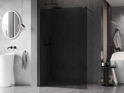 Mexen Kioto-X sprchová stěna Walk-in 60 x 200 cm, grafit 10 mm, gun gray kartáčovaný - 800-060-101-66-40-X