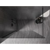 Mexen Kioto-X sprchová stěna Walk-in 60 x 200 cm, grafit 10 mm, gun gray kartáčovaný - 800-060-101-66-40-X