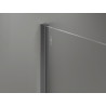 Mexen Kioto-X sprchová stěna Walk-in 60 x 200 cm, grafit 10 mm, gun gray kartáčovaný - 800-060-101-66-40-X
