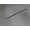 Mexen Kioto-X sprchová stěna Walk-in 60 x 200 cm, grafit 10 mm, gun gray kartáčovaný - 800-060-101-66-40-X