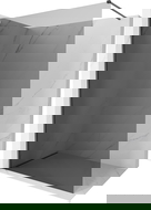 Mexen Kioto-X sprchová stěna Walk-in 120 x 200 cm, grafit 10 mm, kartáčovaná gun gray - 800-120-101-66-40-X