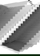 Mexen Kioto-X sprchová zástěna Walk-in 130 x 200 cm, grafit 10 mm, černá - 800-130-101-70-40-X