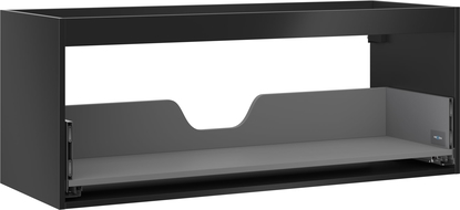 Mexen Box-A korpus koupelnové skříňky 120 cm, 1 zásuvka, černá mat - 91AX0-1200-470-1-71