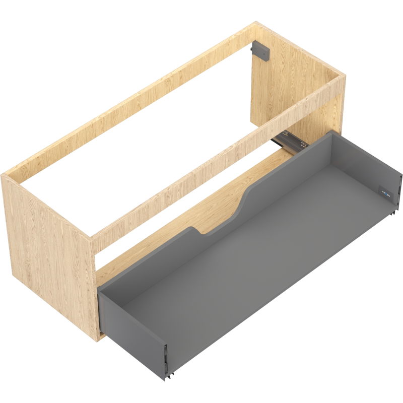 Mexen Box-A skříňka pod umyvadlo 120 cm, 1 zásuvka, dub - 91AX0-1200-470-1-81