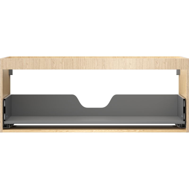 Mexen Box-A skříňka pod umyvadlo 120 cm, 1 zásuvka, dub - 91AX0-1200-470-1-81