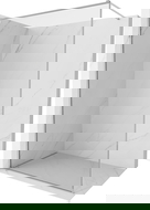 Mexen Kioto-XF sprchová stěna Walk-in s rámem 140 x 202 cm, průhledná 10 mm, chrom - 800-140-104-01-00-X