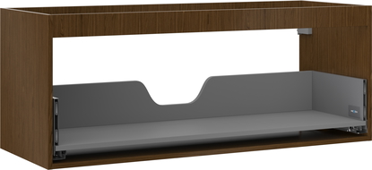 Mexen Box-A korpus skříňky pod umyvadlo 120 cm, 1 zásuvka, ořech - 91AX0-1200-470-1-86