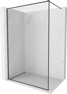 Mexen Kioto-XF sprchová stěna Walk-in s rámem 50 x 202 cm, transparent 10 mm, gun gray kartáčovaná - 800-050-104-66-00-X