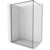 Mexen Kioto-XF sprchová stěna Walk-in s rámem 60 x 202 cm, průhledná 10 mm, kartáčovaná zbraň šedá