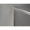 Mexen Kioto-XF Sprchová stěna Walk-in s rámem 70 x 202 cm, transparentní 10 mm, kartáčovaný nikl - 800-070-104-97-00-X