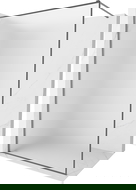 Mexen Kioto-XF sprchová stěna Walk-in s rámem 150 x 202 cm, matné sklo 10 mm, gun metal - 800-150-104-95-30-X