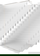 Mexen Kioto-XF sprchová stěna Walk-in s rámem 90 x 202 cm, matné sklo 10 mm, kartáčovaný nikl - 800-090-104-97-30-X