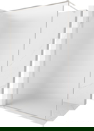 Mexen Kioto-XF sprchová stěna Walk-in s rámem 150 x 202 cm, matné sklo 10 mm, kartáčovaný nikl - 800-150-104-97-30-X