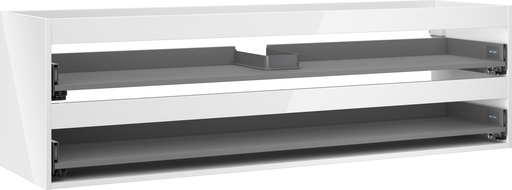 Mexen Box-A korpus skříňky pod umyvadlo 160 cm, 2 zásuvky, bílý lesk - 91AX0-1600-470-2-00