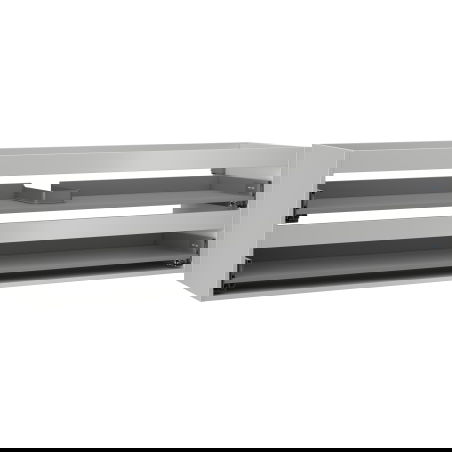 Mexen Box-A korpus skříňky pod umyvadlo 160 cm, 2 zásuvky, šedý mat - 91AX0-1600-470-2-62