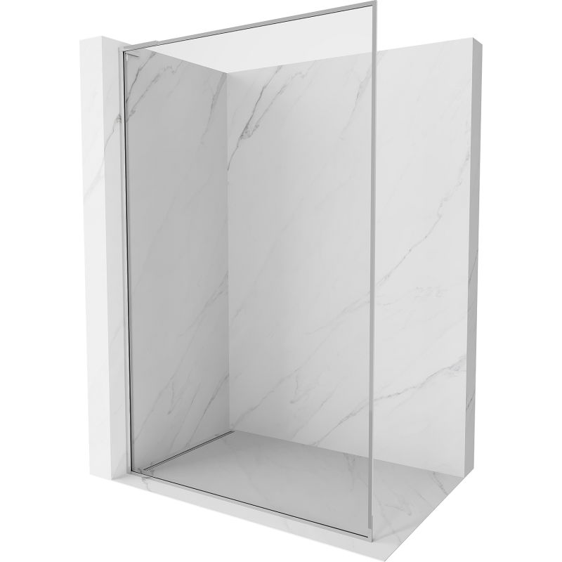Mexen Kioto-XF L sprchová stěna Walk-in s rámem 110 x 202 cm, transparentní 10 mm, chrom - 800-110-174-01-00-XF
