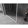 Mexen Kioto-XF L sprchová stěna Walk-in s rámem 100 x 202 cm, transparentní 10 mm, bílá - 800-100-174-20-00-XF