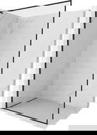 Mexen Kioto-XF L sprchová stěna Walk-in s rámem 70 x 202 cm, transparentní 10 mm, černá - 800-070-174-70-00-XF