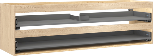 Mexen Box-A korpus skříňky pod umyvadlo 160 cm, 2 zásuvky, dub - 91AX0-1600-470-2-81