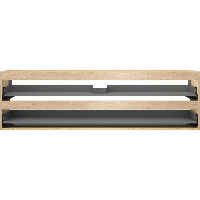 Mexen Box-A korpus skříňky pod umyvadlo 160 cm, 2 zásuvky, dub - 91AX0-1600-470-2-81