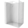 Mexen Kioto-X sprchová stěna Walk-in 90 x 70 cm, transparentní 10 mm, bílá - 800-090-202-20-00-070-X