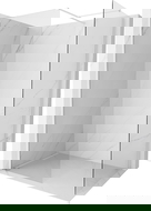 Mexen Kioto-X sprchová stěna Walk-in 140 x 110 cm, průhledná 10 mm, bílá - 800-140-202-20-00-110-X