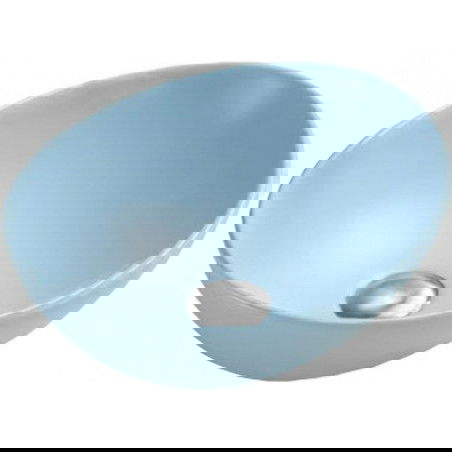 Mexen Elza umyvadlo na desku 40 x 33 cm, modrá matná - 21014049