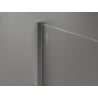 Mexen Kioto-X sprchová stěna Walk-in 120 x 90 cm, transparentní 10 mm, kartáčovaná gun gray - 800-120-202-66-00-090-X