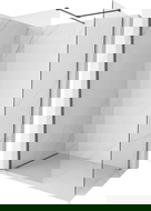 Mexen Kioto-X sprchová stěna Walk-in 100 x 100 cm, transparentní 10 mm, gun gray kartáčovaný - 800-100-202-66-00-100-X