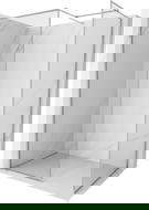 Mexen Kioto-XF zástěna sprchová Walk-in s rámem 90 x 80 cm, transparentní 10 mm, chrom - 800-090-202-04-00-080-XF