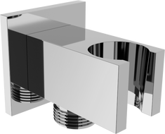 Mexen Cube rohová přípojka, chrom - 79300-00