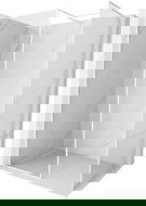 Mexen Kioto-XF sprchová stěna Walk-in s rámem 90 x 70 cm, transparentní 10 mm, bílá - 800-090-202-04-20-070-XF