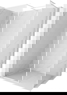 Mexen Kioto-XF sprchová stěna Walk-in s rámem 80 x 80 cm, průhledná 10 mm, bílá - 800-080-202-04-20-080-XF