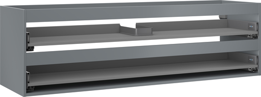 Mexen Box-A korpus skříňky pod umyvadlo 160 cm, 2 zásuvky, matná grafitová - 91AX0-1600-470-2-66