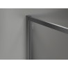 Mexen Kioto-XF sprchová stěna Walk-in s rámem 150x90 cm, transparentní 10 mm gun gray kartáčovaný