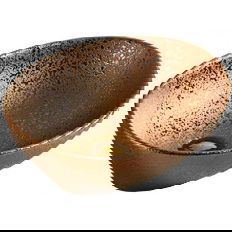 Mexen Elza umyvadlo na desku 40 x 33 cm, měděné - 21014051