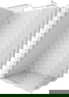 Mexen Kioto-XF sprchová stěna Walk-in s rámem 120x110 cm, transparentní 10 mm, kartáčovaný nikl - 800-120-202-04-97-110-XF