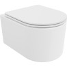 Mexen Sofia WC mísa Rimless s pomalu uzavíratelným slim sedátkem, duroplast, bílý lesk - 30540300