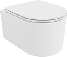 Mexen Sofia WC mísa Rimless s pomalu uzavíratelným slim sedátkem, duroplast, bílý lesk - 30540300