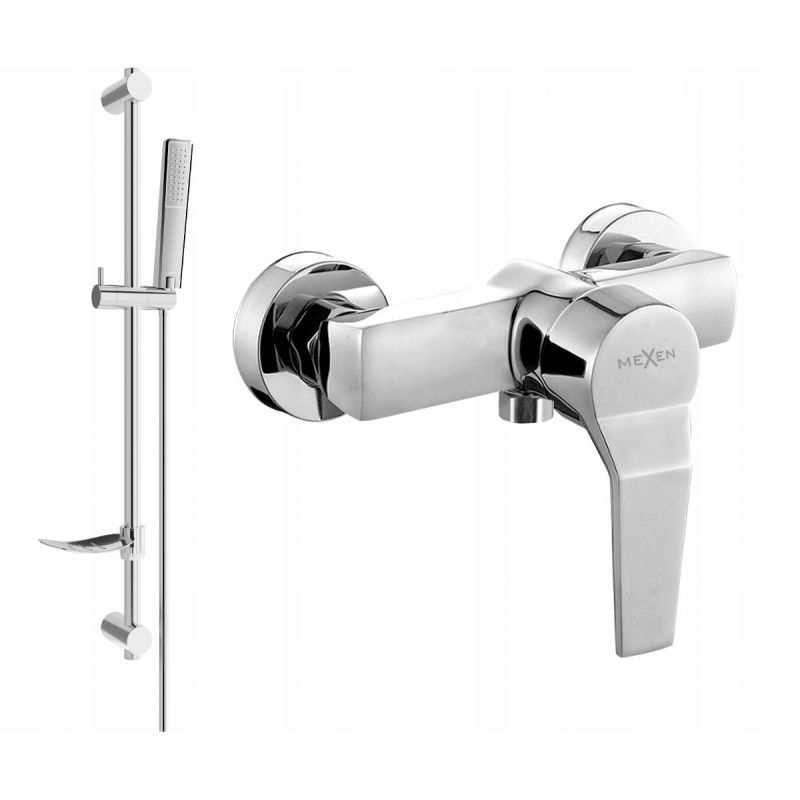 Mexen Caro DF72 sprchová baterie se sprchovým setem, chrom - 74664DF72-00