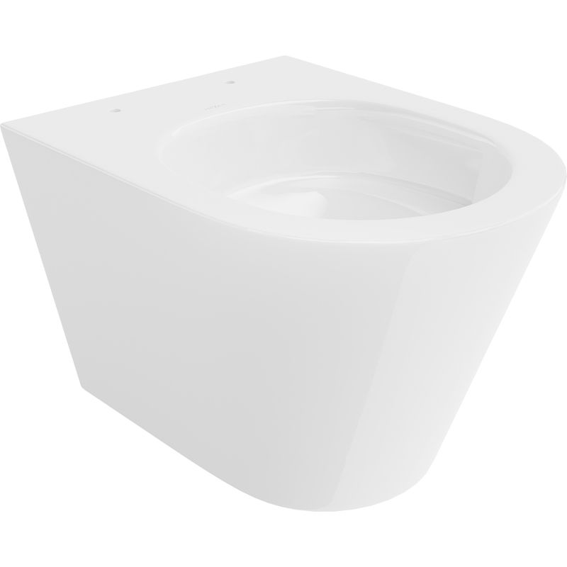 Mexen Rico WC mísa Rimless Tornado, bílý lesk - 3372XX00T