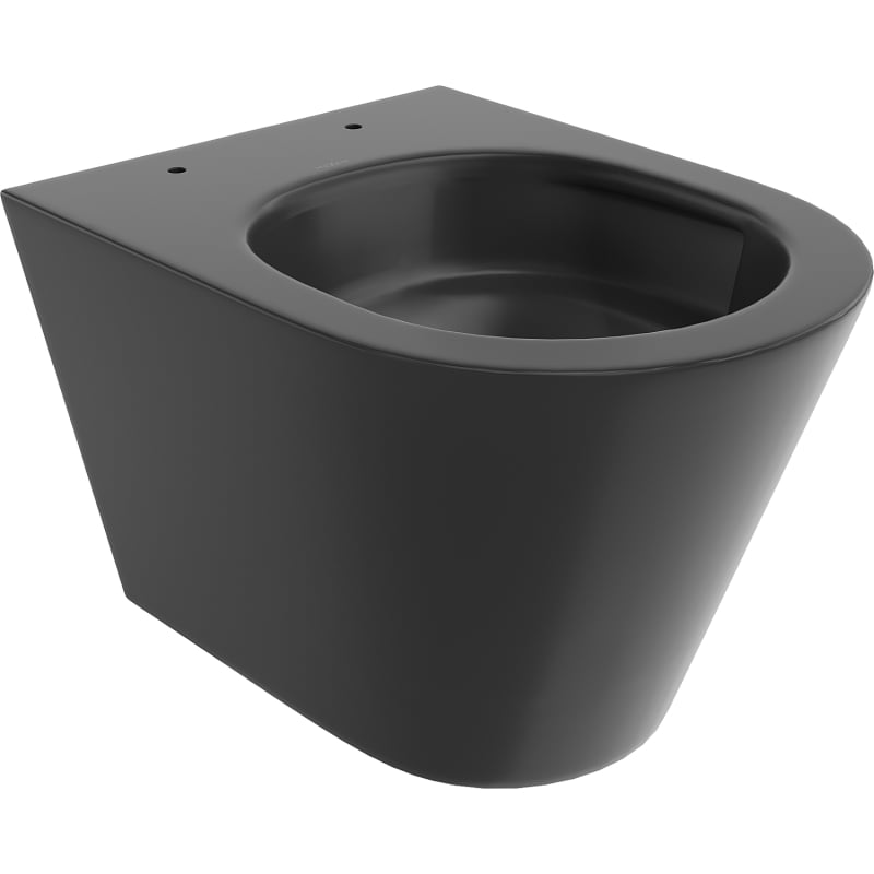 Mexen Rico WC mísa Rimless Tornado, černá mat - 3372XX85T